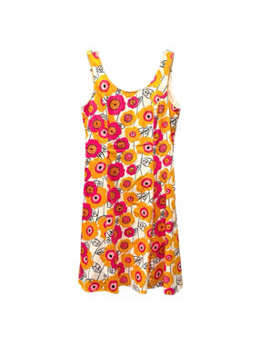 Spenser Jeremy Womens Size 12 Dress Sleeveless Floral Embellished Lined Colorful